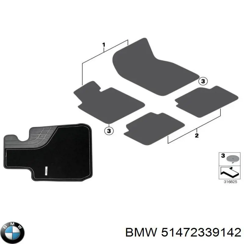  BMW 51472339142 ціна, від 151.93 USD