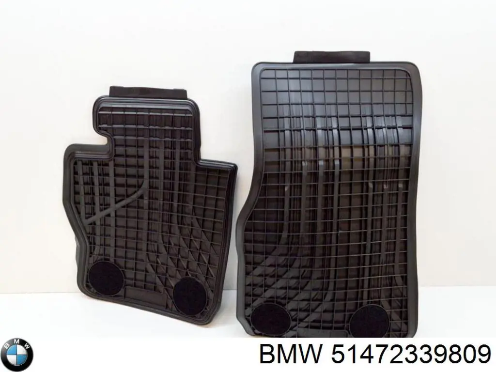 Килимок передній, комплект 2 шт. BMW 51472339809 ціна, від 105.32 USD