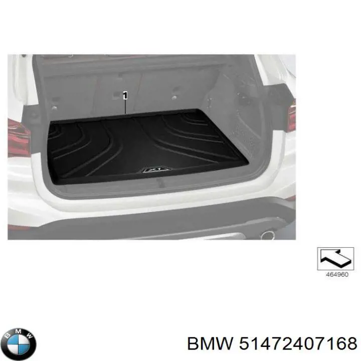 Купити 51472407168 BMW 