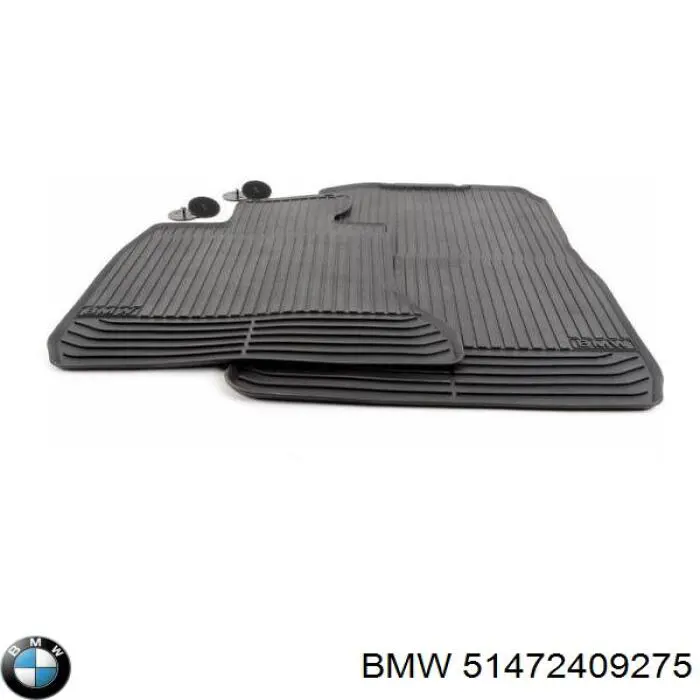 Килимок передній, комплект 2 шт. BMW 51472409275 ціна, від 83.86 USD