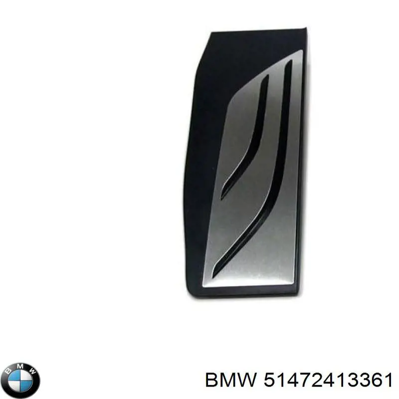 51472413361 BMW накладка педалей