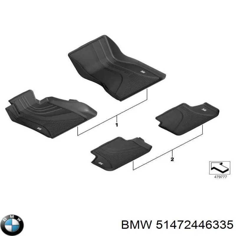 Купити 51472446335 BMW 