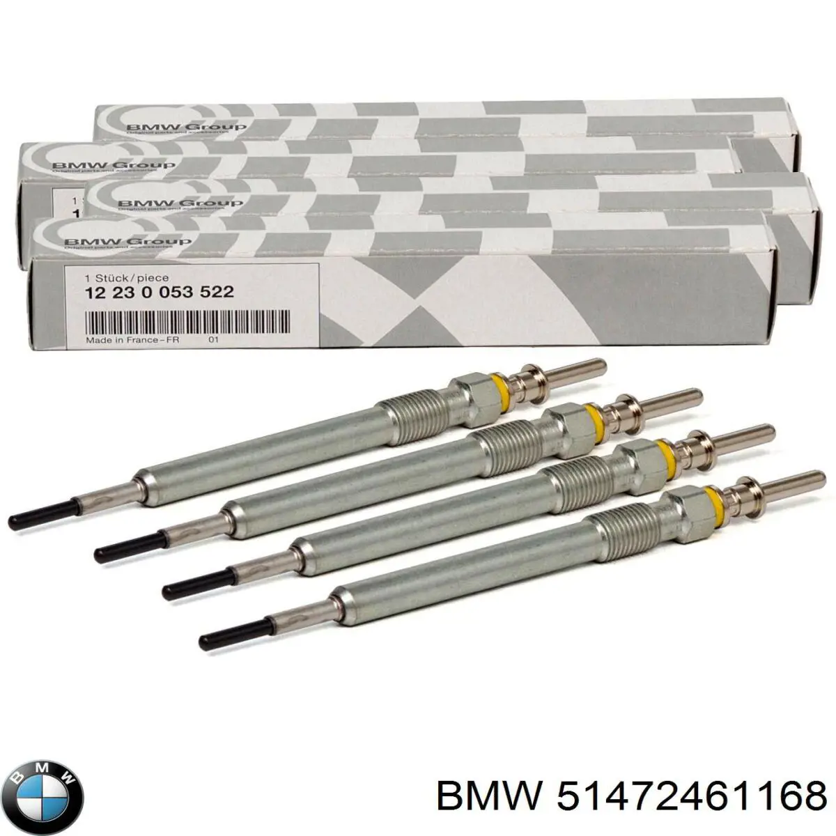 51472461168 BMW Гумові килимки передні