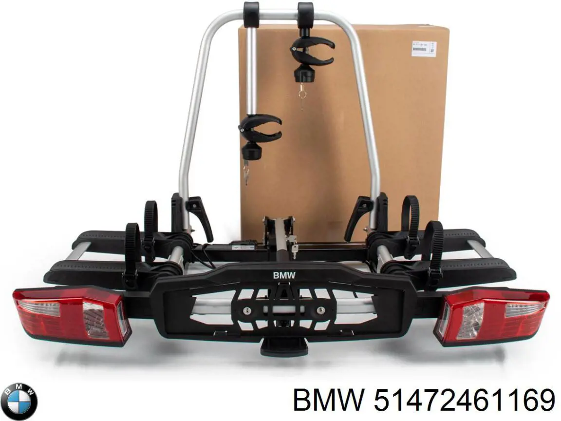 Килимок задній, комплект 2 шт. 51472461169 BMW