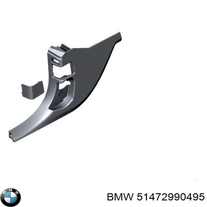 51472990495 BMW Обшивка стійки кузова внутрішня, передня ліва