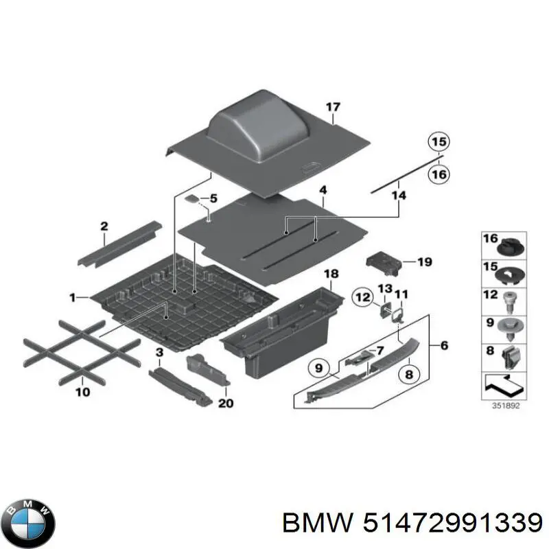 Купити 51472991339 BMW 