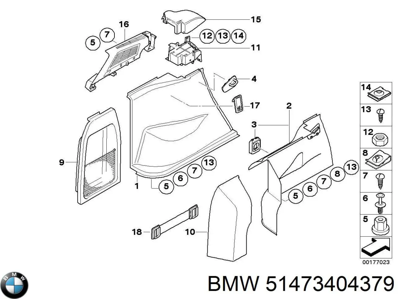 51473404379 BMW 