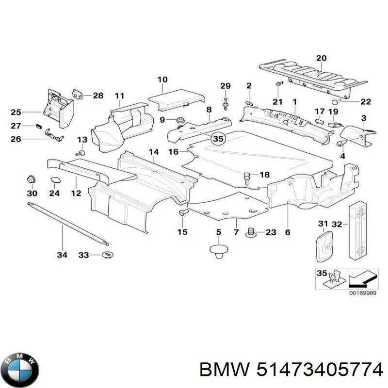  BMW 51473405774 ціна, від 15.20 USD