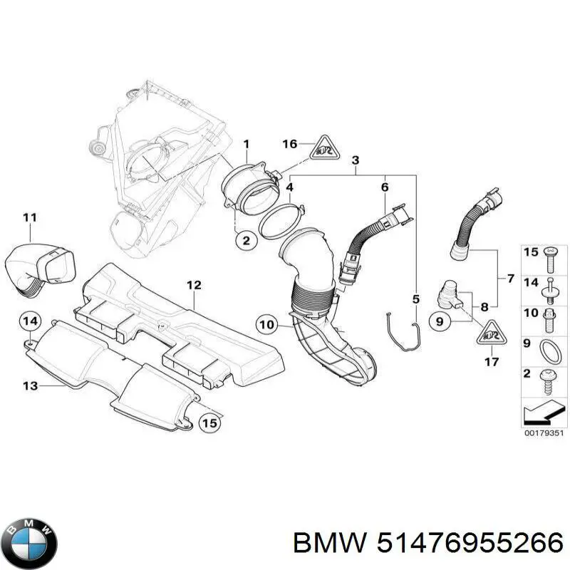 Купити 51476955266 BMW 