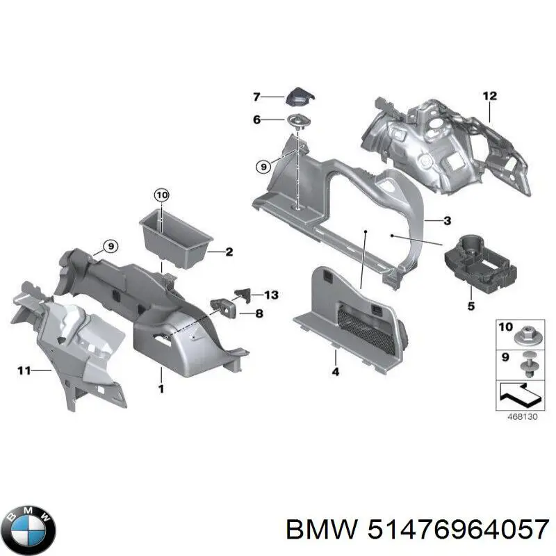  BMW 51476964057 ціна, від 5.93 USD
