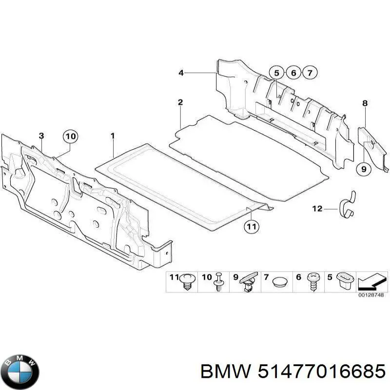  BMW 51477016685 ціна, від 48.54 USD