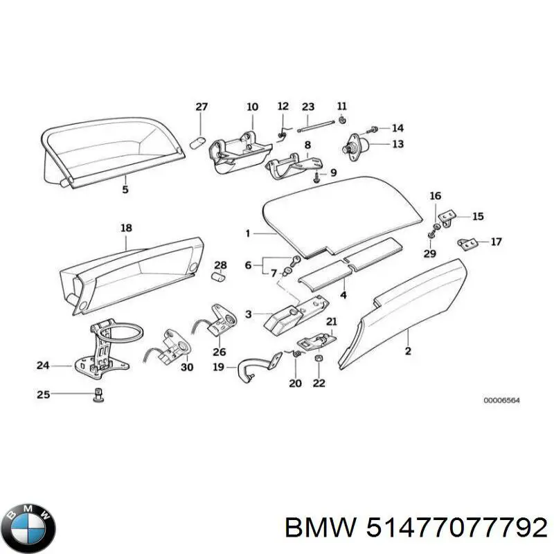  BMW 51477077792 ціна, від 99.78 USD