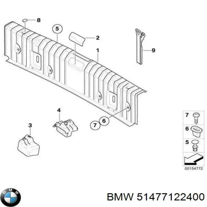  BMW 51477122400 ціна, від 24.06 USD