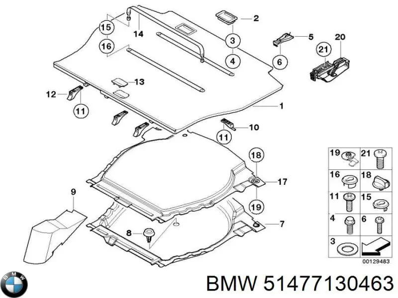  BMW 51477130463 ціна, від 31.52 USD
