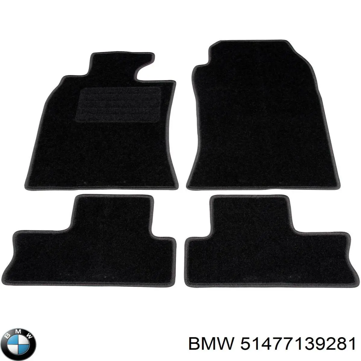Комплект килимків BMW 51477139281 ціна, від 179.38 USD