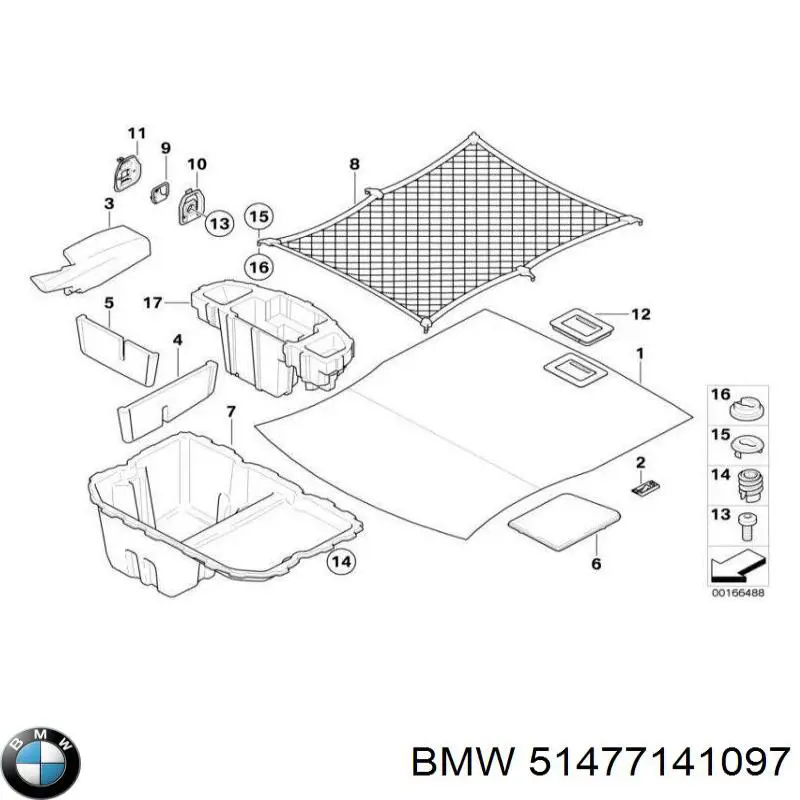  BMW 51477141097 ціна, від 12.67 USD