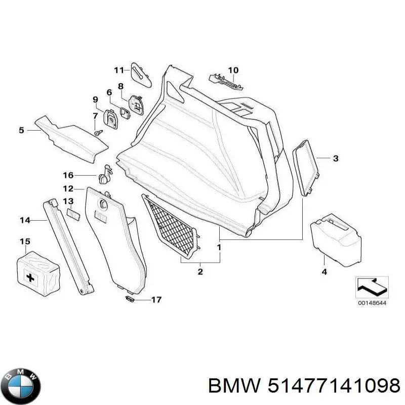 Купити 51477141098 BMW 