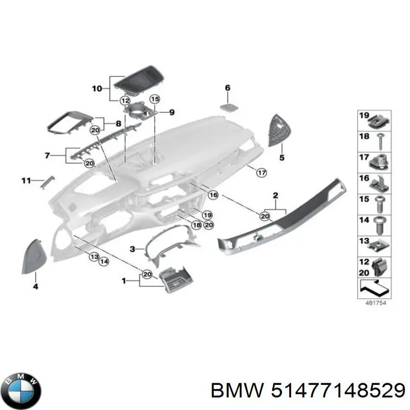  BMW 51477148529 ціна, від 3.80 USD