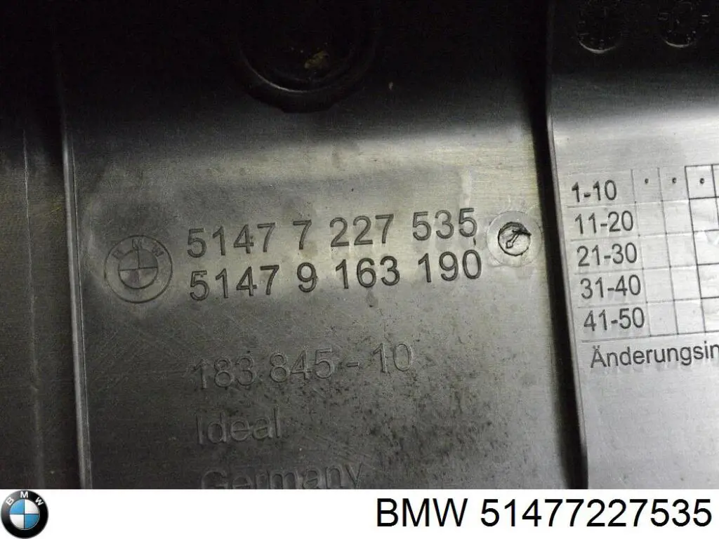 BMW 51477227535