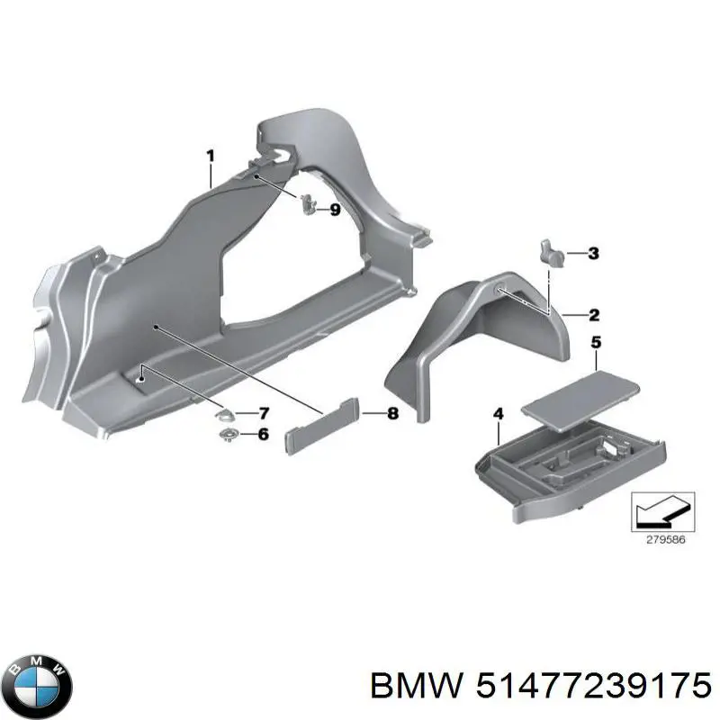  BMW 51477239175 ціна, від 8.87 USD