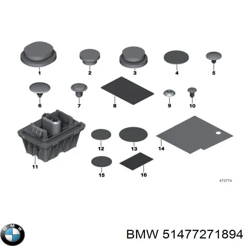 51477271894 BMW Пробка розширювального бачка