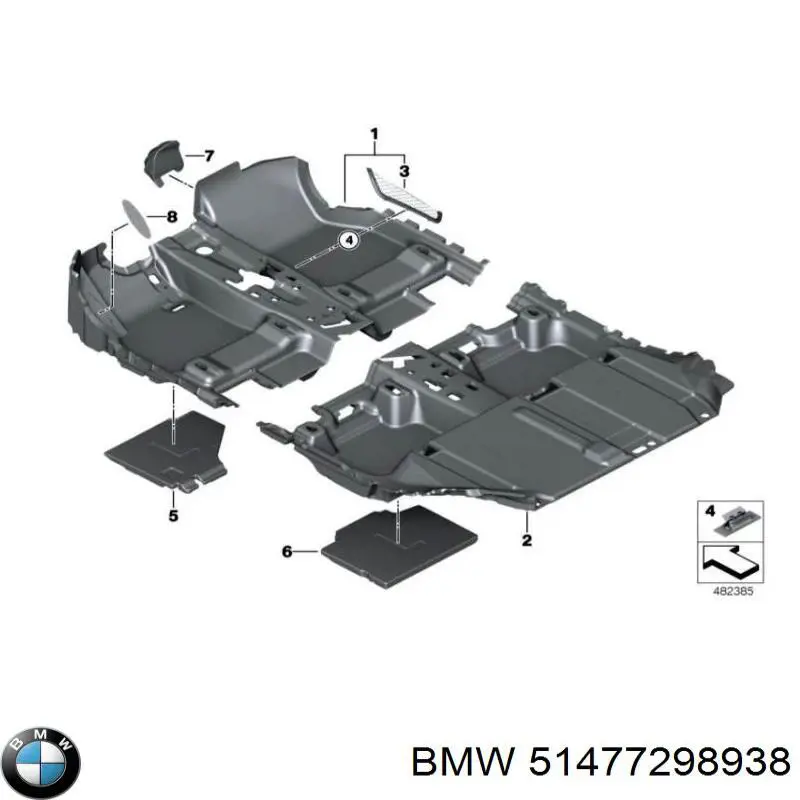  BMW 51477298938 ціна, від 3.17 USD