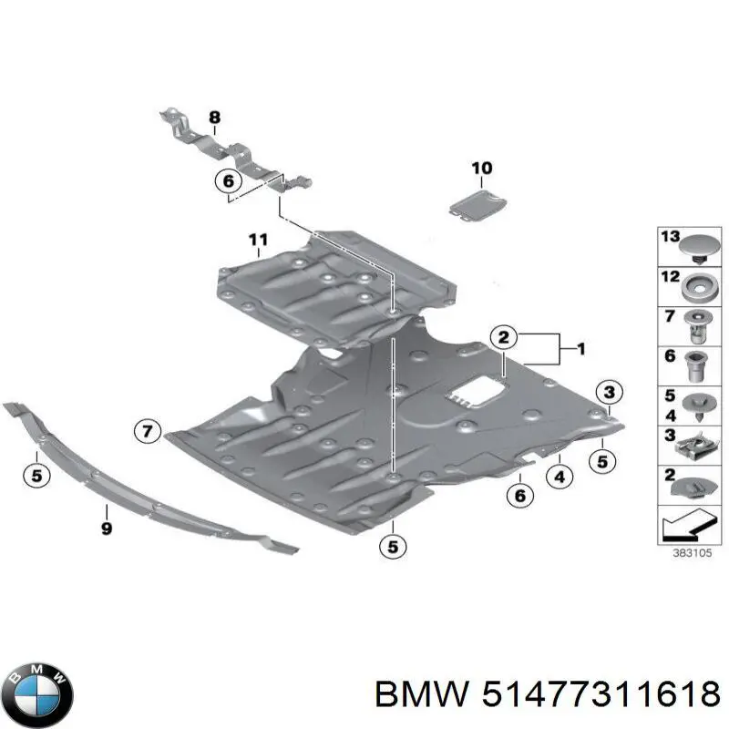 Купити 51477311618 BMW 