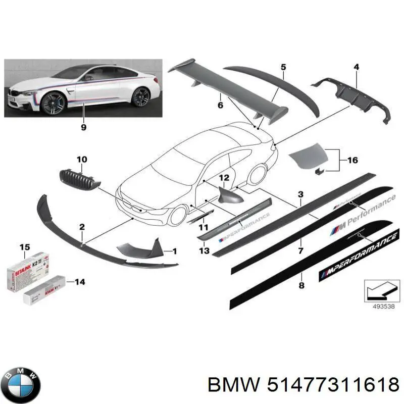 51477311618 BMW 