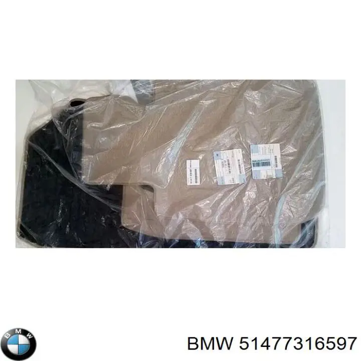 Комплект килимків BMW 51477316597 ціна, від 148.46 USD