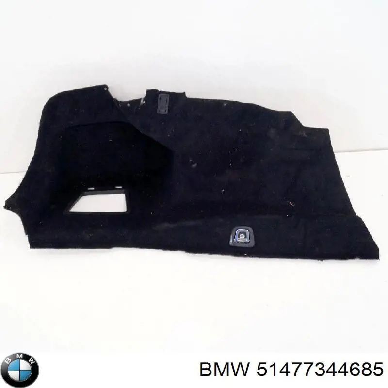 Облицювання багажного відсіку, ліве BMW 51477344685 ціна, від 100.53 USD
