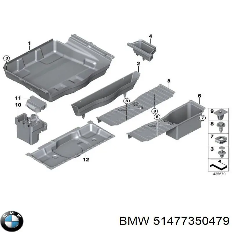  BMW 51477146043 ціна, від 31.67 USD