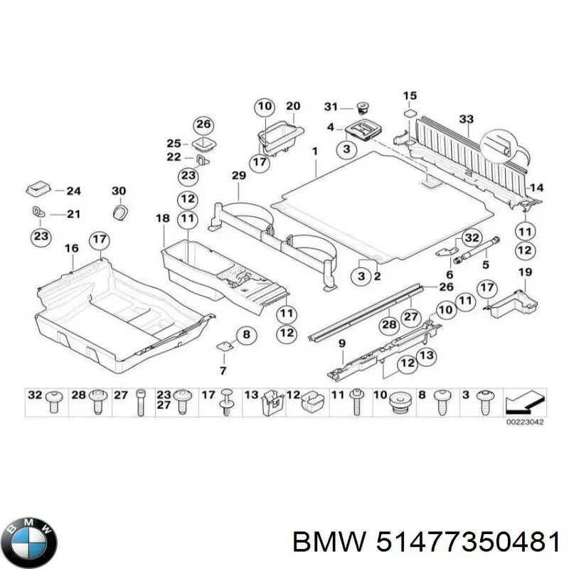  BMW 51477350481 ціна, від 24.07 USD