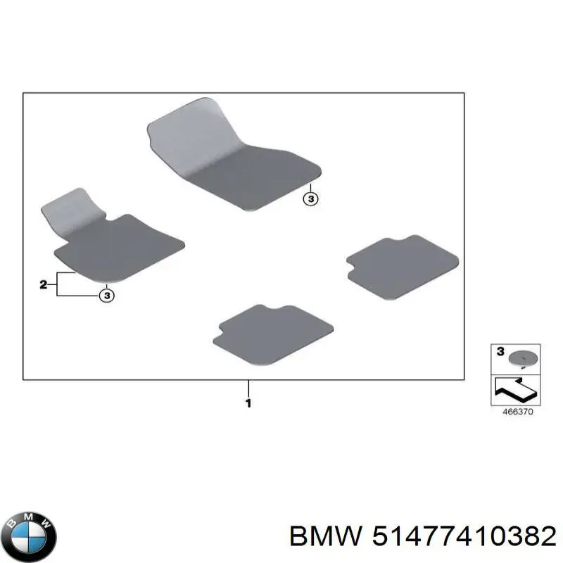  BMW 51477410382 ціна, від 96.90 USD