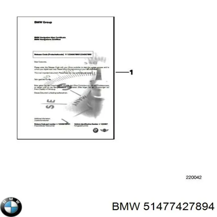  51477427894 BMW