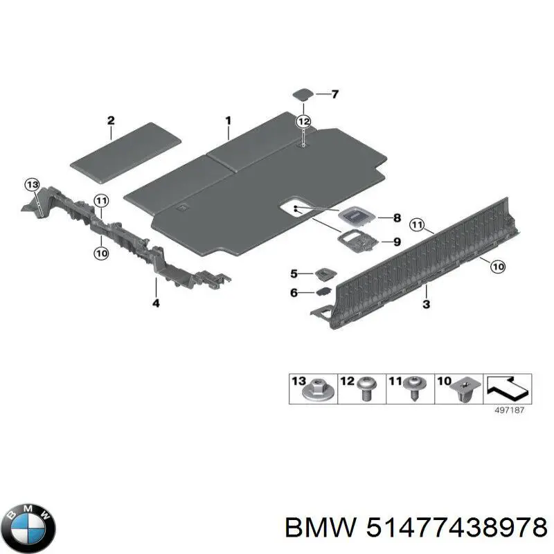  BMW 51477438978 ціна, від 101.35 USD