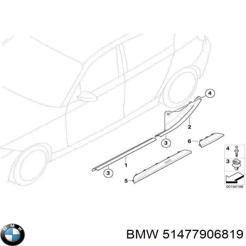  BMW 51477906819 ціна, від 88.78 USD