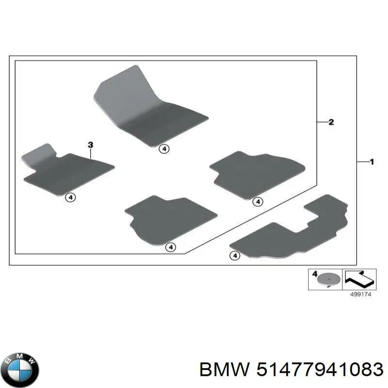  BMW 51477941083 ціна, від 104.20 USD