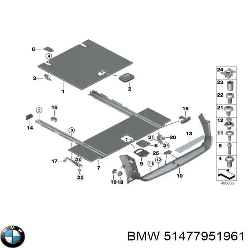  BMW 51477951961 ціна, від 71.42 USD