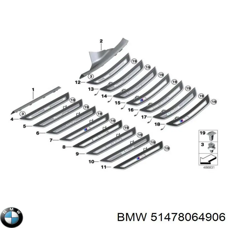  BMW 51478064906 ціна, від 63.34 USD