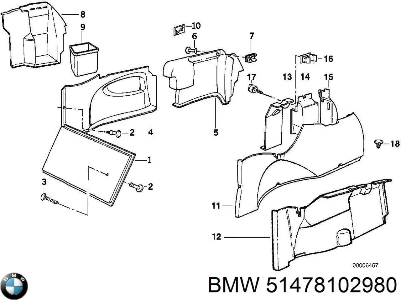 Купити 51478102980 BMW 