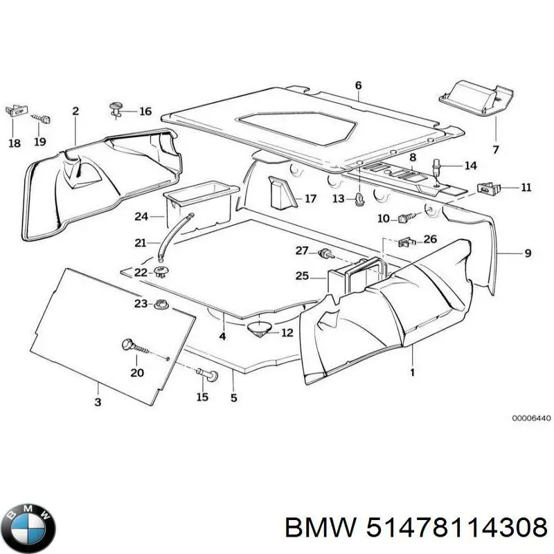  BMW 51478114308 ціна, від 182.08 USD