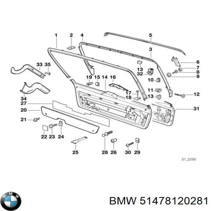  BMW 51478120281 ціна, від 3.41 USD