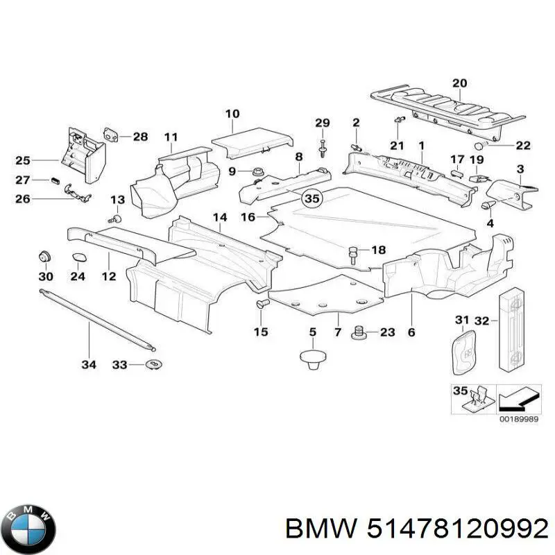  BMW 51478120992 ціна, від 31.67 USD