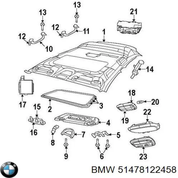 Купити 51478122458 BMW 