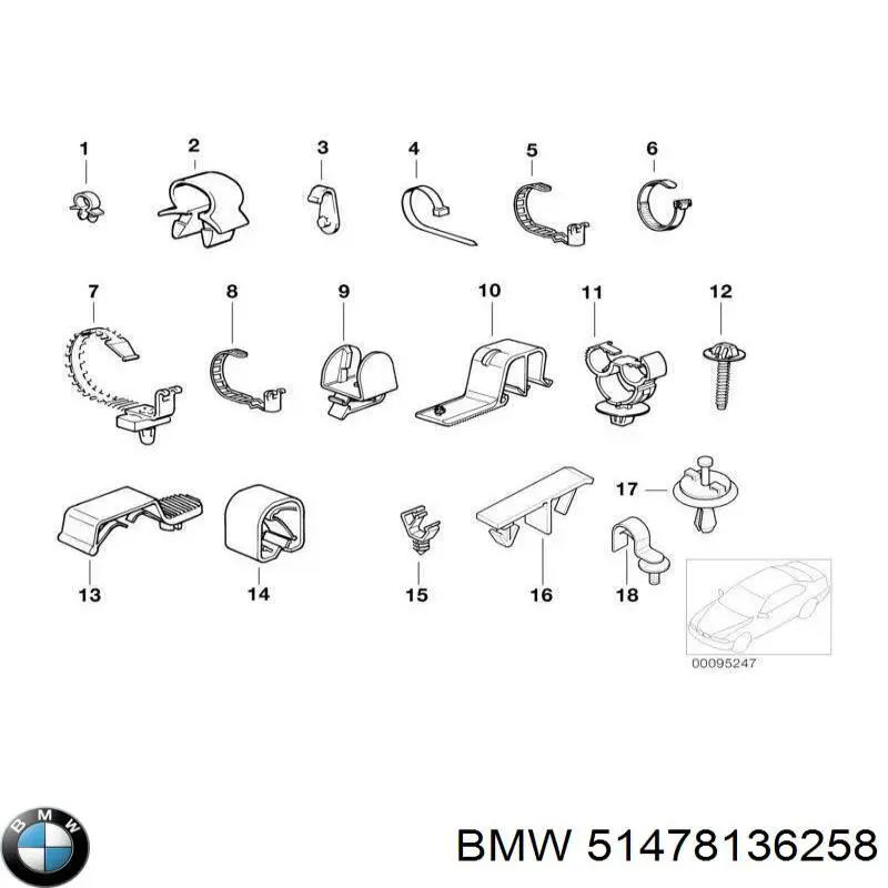 Купити 51478136258 BMW 