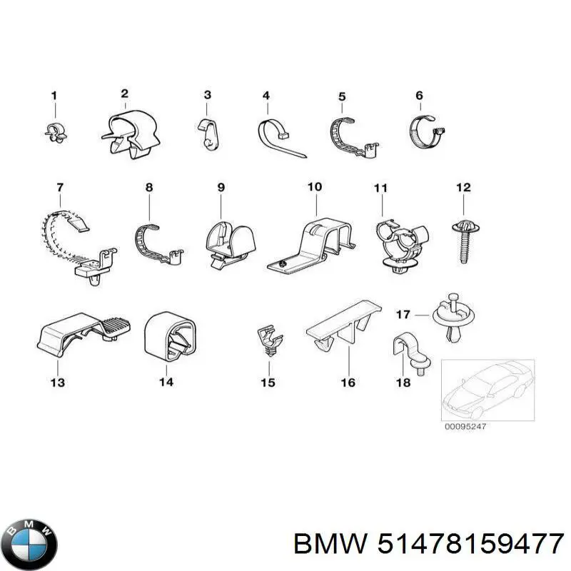 Купити 51478159477 BMW Облицювання багажного відсіку, ліве