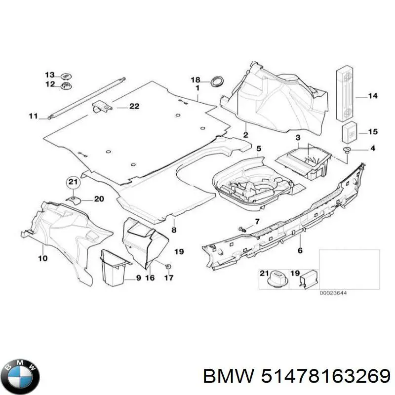 Купити 51478163269 BMW 