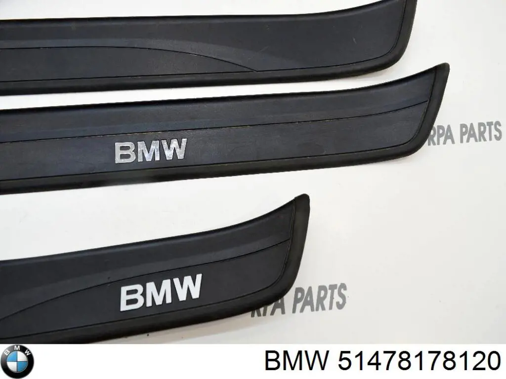 Накладка зовнішня (молдинг) порога, передня права на BMW 5 (E39)