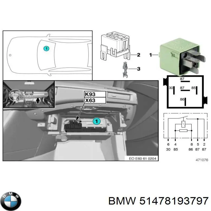  51478193797 BMW
