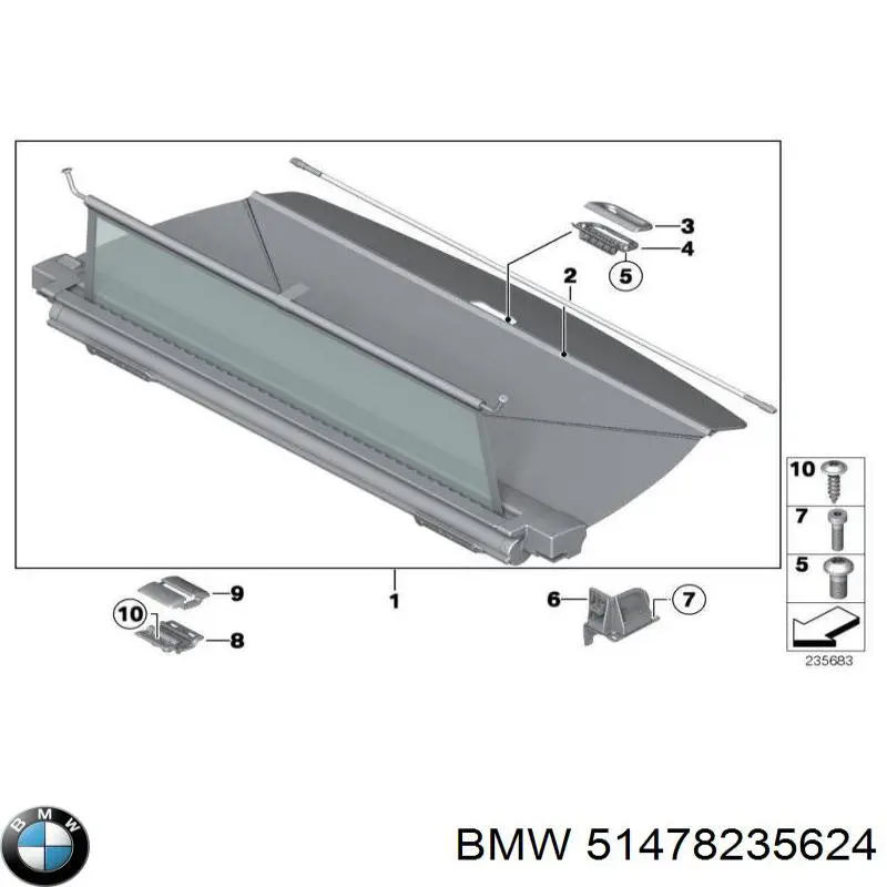 Купити 51478235624 BMW 